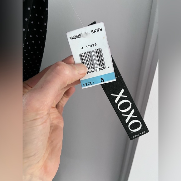 XOXO Swingers Betty Boop Polka Dot vintage fit and flare dresss NWT Sz5 - Picture 5 of 8